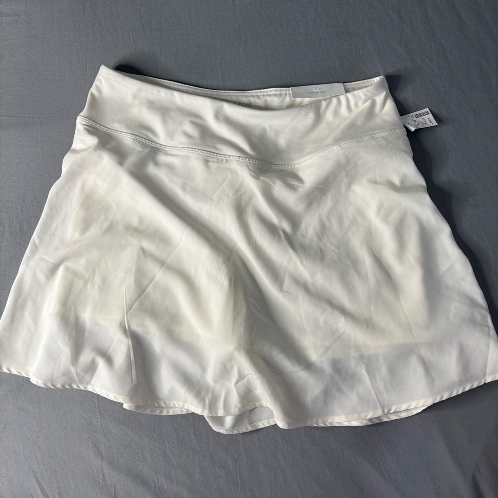 White Athletic Skort